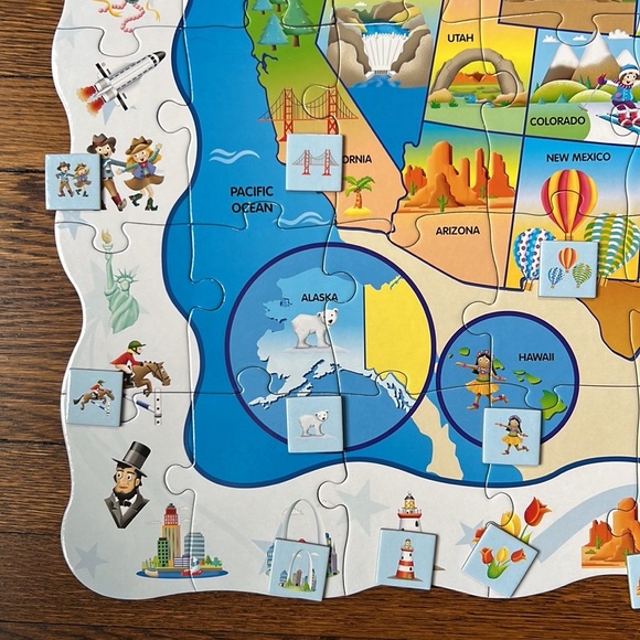 The Learning Journey Puzzle Doubles Find It! USA (50 Pieces) - Picture 6 of 12